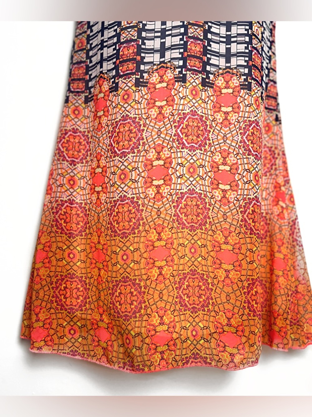 Bright and Beautiful Kaleidoscope Pattern Dress - Picture 6 of 12